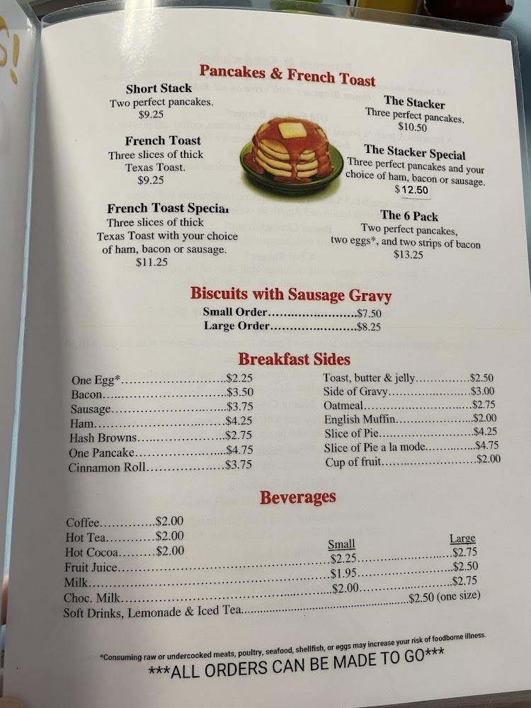 Connie's | Family Restaurant Mouse Pancake With Choice Of 1 Sausage Patty Or 2 Strips Of Bacon