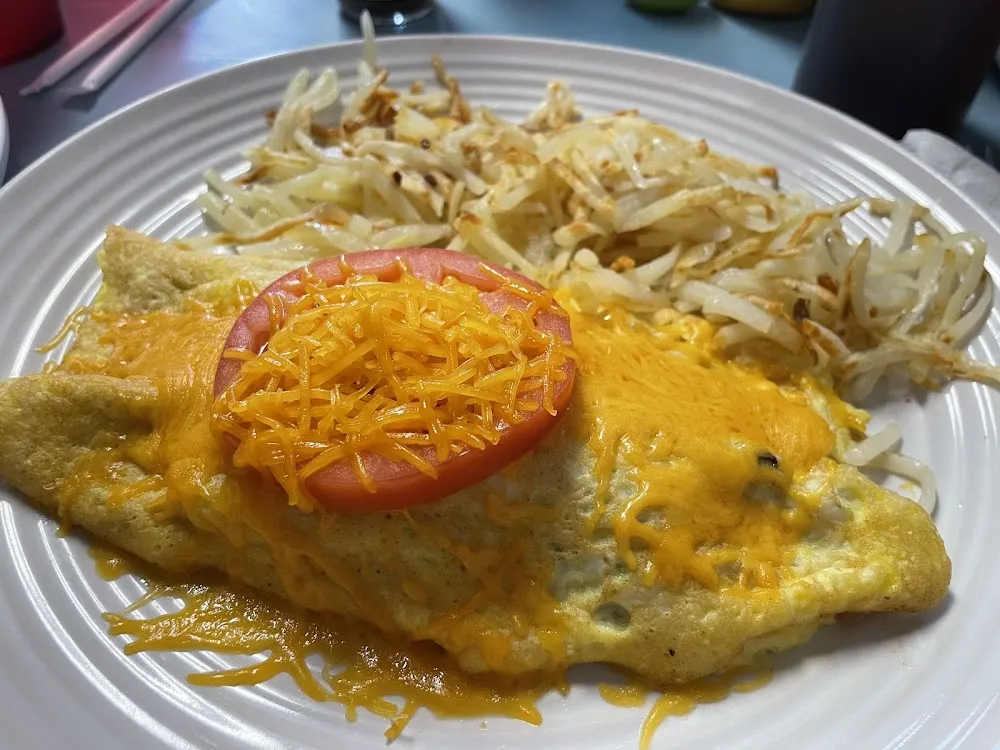 Omelet Mushrooms Onions Peppers